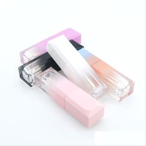 Bouteilles d'emballage Vide Clear Lip Gloss Container Plastique MTI Fade Couleur Vernis à ongles Lipglosses Rouge à lèvres Eyeliner Tube de cils 1 35Ys Dhhov