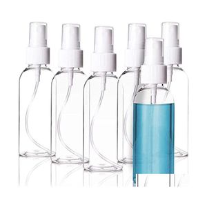 Verpakkingsflessen fijne mistspray 60 ml 2oz lege navulbare reisspuitcontainers plastic fles voor cosmetische make -up druppel levering dhcvd