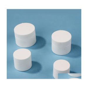 Verpakkingsflessen Hoge kwaliteit 15 g 30 g 50 g Wit Plastic Cosmetische crèmes Jaren met deksel lege lotion Batom Container Sample Packaging Bo DHI8T
