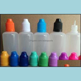 PACKING BOOLSEN KANTOOR SCHOOL BEDRIJF INDUSTRIËLE ML PLASTIC DROPPER STYLE 5/10/15/20/30/50 CIG Bottle Proof E Fast Caps Naald zacht kind