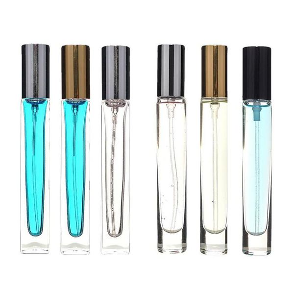 Bouteilles d'emballage réutilisables Mini par bouteille 10 ml verre clair vaporisateur voyage portable distribuer atomiseur vide cosmétique goutte livraison Dhgarden Dhohe