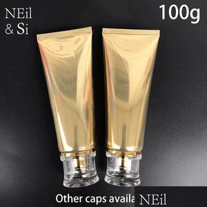 Bouteilles d'emballage en gros de 100 ml de bouteille douce en plastique en plastique 100 g de nettoyage pour le visage cosmétique crème à tube compressé vide Lotion de lotion