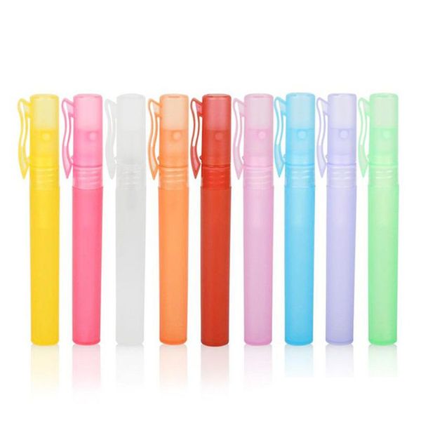 Bouteilles d'emballage En gros 10 ml Mini stylo par bouteille bouteilles de pulvérisation échantillon petits récipients vides parfums atomiseur bouteilles rechargeables Dheou