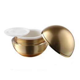 Bouteilles d'emballage en gros 15G 30G 50G Pot de crème sphérique boule ronde boîte d'ombre à paupières rouge à lèvres en plastique contenant de poudre cosmétique vide D Dh9Cz