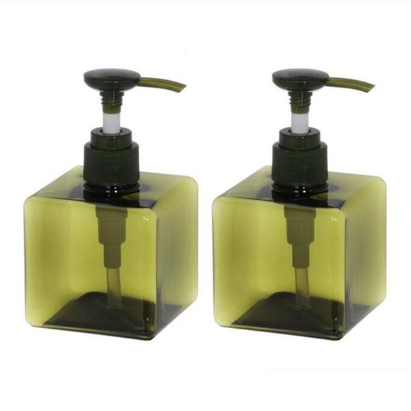 Botellas de embalaje al por mayor de 250 ml 8.5 oz de botella recargador de botella recipiente de bomba de dispensador de jabón líquido para la caída de baño de cocina DHD7C