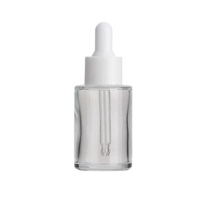 Verpakking Flessen Groothandel 30Ml Glazen Fles Platte Shoder Frosted/Transparant/Amber Ronde Essentiële Olie Serum Met Glazen Druppelaar Cos Dhncc