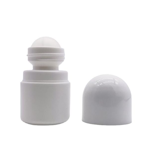 Bouteilles d'emballage en gros 30 ml en plastique rouleau sur blanc vide rouleau bouteille 30cc Rol-On Ball déodorant par lotion conteneur léger goutte Dhwm6