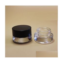 Bouteilles d'emballage en gros 500 x 3G Traval petite crème maquillage pot en verre avec couvercles en aluminium blanc PE Pad 3cc 1/10oz emballage cosmétique Oti5W