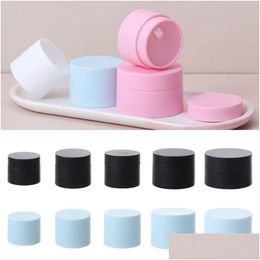 Bouteilles d'emballage en gros 5g / 15g / 20g / 30g / 50g de maquillage de récipient vide Jar crème rechargeable bouteille de voyage Colorf Cosmetic Plastic Box Dro DHS3F