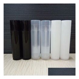 Verpakking Flessen Groothandel 5G Lege Doorzichtige Lippenbalsem Buizen Containers Transparante Lippenstift Mode Cool Tube Hervulbare Fles Drop Del Dhlj9