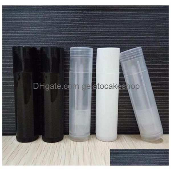 Botellas de embalaje Venta al por mayor 5G Pp Tubo de lápiz labial Plástico Transparente Recargable Vacío Bálsamo labial Cepillo Brillo Botella de embalaje Drop Delive Dhwmm