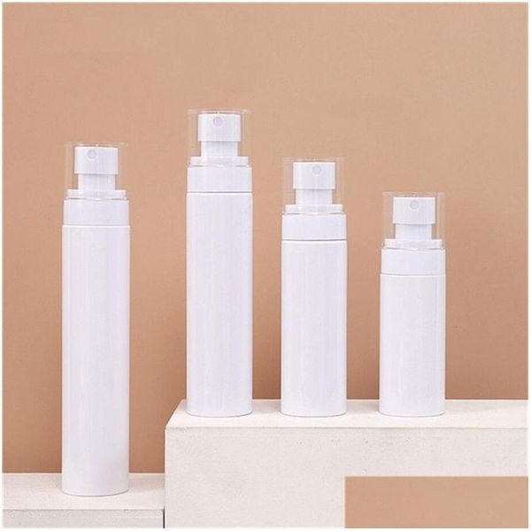 Bouteilles d'emballage En gros 60 ml 80 ml 100 ml 120 ml Flacon pulvérisateur à brume fine réutilisable en plastique vide pompe à lotion rechargeable cosmétique goutte D ot1ut