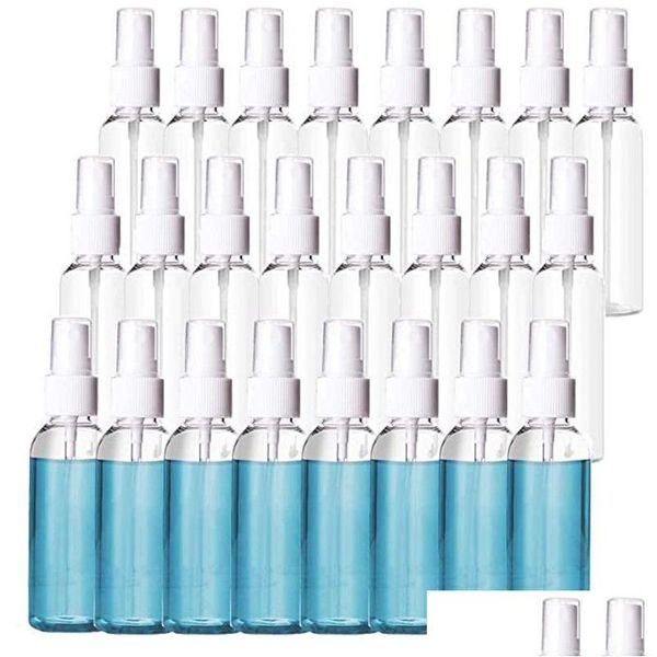 Bouteilles d'emballage en gros 60 ml fine brume vaporisateur 2 oz petits conteneurs rechargeables de voyage maquillage atomiseurs cosmétiques réutilisables vides Conta Otcgn