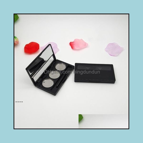Boîtes d'emballage Newwomen Palette vide pour fard à paupières Blusher Boîte à lèvres Lip brillant poudre