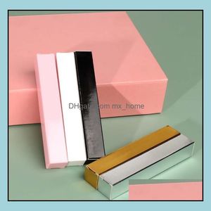 PACKING BOXES Kantoor School Business Industrial Lip Gloss Tube Paper Box Glazuur Pink Carton Cosme Dhhfo