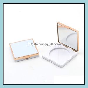 Boîtes d'emballage Bureau École Entreprise Industrielle Vide Blush Compact Cosmétique Poudre Cas Fard À Paupières Co Dhvlq