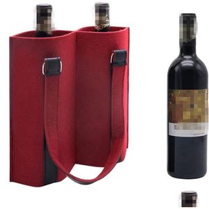 Boîtes d'emballage Sacs-cadeaux de bouteille de vin en gros sac