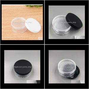 PACKING OFFICE School Business Industrial50 Ml 1DOT66 oz leeg herbruikbaar plastic losse compacte flessen container Diy make -up poeder kast wi