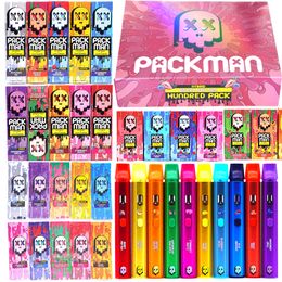 Packman Packaging Wegwerp Vape Pen Lege 2 ml keramische spoel 350 mah oplaadbare batterij 20 kleuren