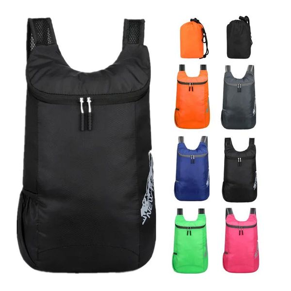 Packs 12L léger emballable pliable ultraléger extérieur sac à dos pliant sac de voyage sac à dos de sport pour hommes femmes