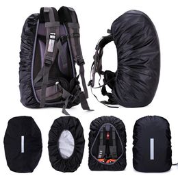 Paquetes 3040L Mochila impermeable reflectante Cubierta de lluvia Deporte al aire libre Noche Ciclismo Seguridad Luz Funda impermeable Bolsa Camping Senderismo