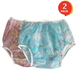 Packs Abdl volwassen baby luiers PVC Plastic Incontinentie onesie broek dames039s slipje7263780