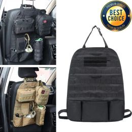 Packs Car Back Seat Organizer Tactical Accessories Army Molle Pouch Storage Bag Military Outdoor Selfdriving Hunting Seat Cover Bag