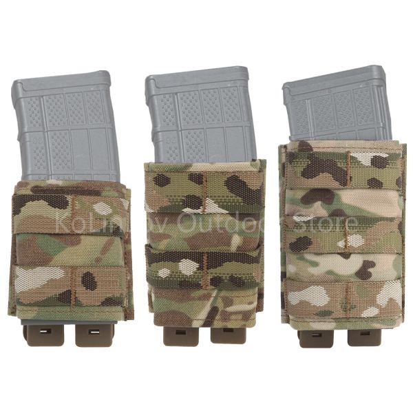 Packs Fast 5.56 Single Mag Pouch Tactical Magazine Sac pour molle système Holster Holder Military Hunting Gear M4 Airsoft Accessoires