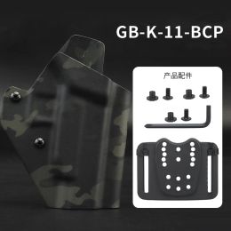 Packs Hurting Gun Holster Kydex Pistol Case Light TLR1 X400 X300 XC1 Bag de pistolet de taille pour G17 / 19 / 19X / 45/43/43X / 20/29