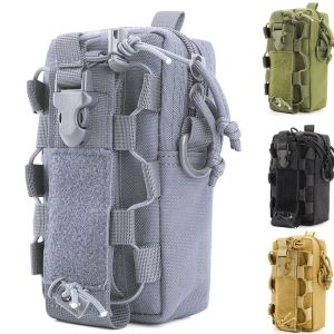 Pakt mannen buiten taille tas tactische flesje zakje riem klein pocket militaire jacht taille pack hardlopen reiskamperen EDC Tool Bags