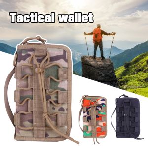 Packs Outdoor Army Military Utility Tactical Wallet EDC Organizer Molle Pouch Card Pocket Phone Case Holder Hunting Bag