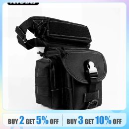 Packs Sac à jambe extérieure Taille de la ceinture molle portable portable haute résistance en nylon durable sac à jambe militaire tactique multifonctionnelle sacs