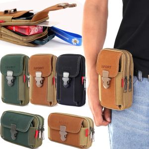 Packs Sac à taille tactique extérieure petit téléphone Pocket Military Taist Pack Pouche MOLLE TACTICAL First Aid Kits Sacs médicaux d'urgence