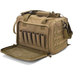 Packs schietbereik tas molle tactische pistool pistool pistool case 600d waterdichte jacht accessoires gereedschapszak camping schouderpakket