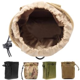 Packs Tactical Dump Drop Pouch Magazine Pouche des accessoires de chasse militaire Sac de coffre-dries extérieur protable MOLLE RECOUR