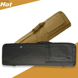 Emballage tactique d'équipement de pistolet 85 cm Case de fusil de chasse à carabine à air couverture de couverture de couverture pochette d'épaule de chasse aux sacs de transport avec coton protégé