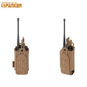 Packs Tactical Radio Pouche de chasse Walkie Talkie Holder OpenTop Interphone Hanging Sac Military MOLLE NYLON MAGAZINE SCHECH