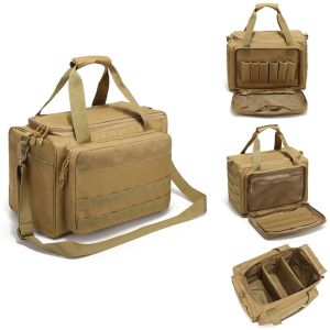 Paquetes de gama táctica bolsa sólida color impermeable pistola de tiro de pistola paquete de accesorios de caza caqui herramientas para colmillo