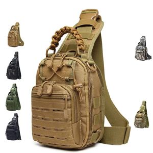 Emballe des sacs à écharpe tactique armée militaire molle camouflage sac à dos multicam nylon de chasse à la chasse à la randonnée à bandoulière