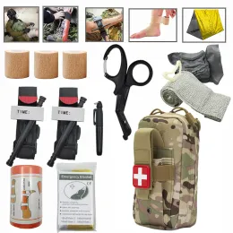 Packs Tactical Survival First Aid Kit Molle Outdoor Gear noodkits Trauma Bag Camping Hunting Disaster Adventures Survival Kit