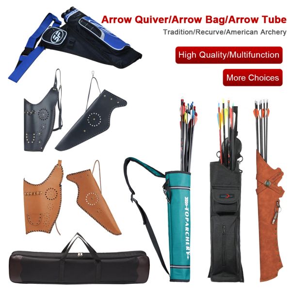 Packs Toparchery Arrow Quatring Bow Bol Bag pour tir à l'arc de la chasse à la chasse sans flèches et arc