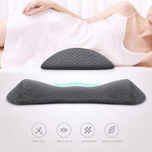Pad Memory Foam Lumbar Support Pillow voor drukverlichtende zwangere taille slaap Slaap ongemak thuisbedkussen L2405