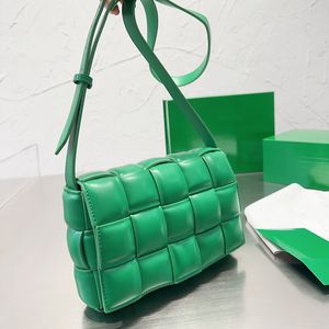 Gewatteerde Tas Geweven Tofu Enkele Lederen Flap Handtas Schouder Crossbody Tas Vrouwen Handtas Klassieke Luxe Merk Flap Spong Kussen tassen