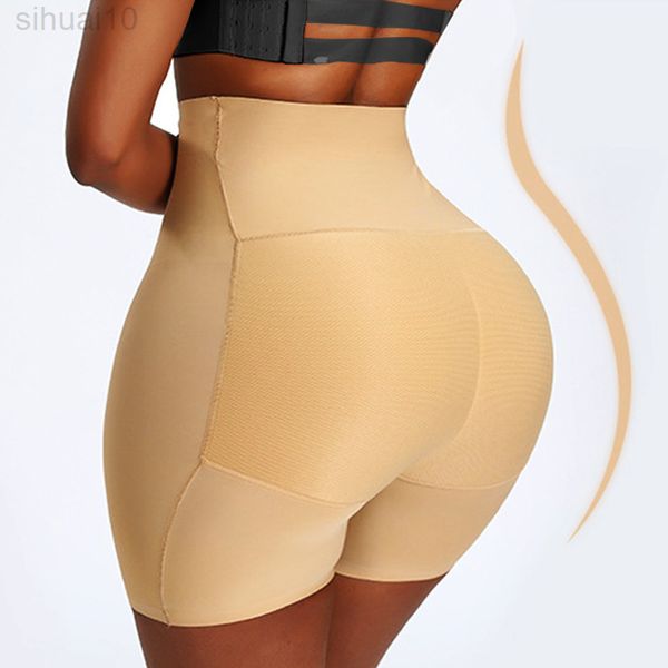 Rembourré Booty Hip Enhancer Body Shaper Femmes Robe Gros Cul Sexy Butt Lifter Taille Haute Formateur Sous-Vêtements Sans Couture Contrôle Slip L220802