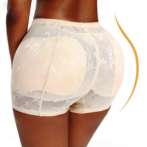 Rembourré Hip Enhancers Butt Lifter Taille Haute Formateur Pantalon Minceur Body Shapers Contrôle Culotte Femmes Robe Panty Sous-Vêtements Sexy L220802