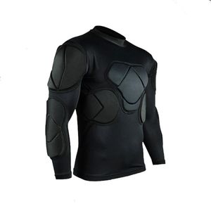 Portero de fútbol acolchado Jersey Men Protección de seguridad deportiva en espesor de la camiseta de la camiseta de la camiseta de los camisetas de fútbol Protector 240402