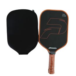 Paddle Toray T700 Raw Carbon de 16 mm Grosor Profensivo Pickleball Racket Confort Confort Foam empuñaduras 240507