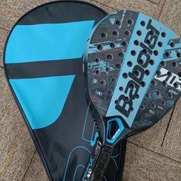 Padel Raquet 3K 16Kcarbon Fiber Surface con Eva Rabezas de tenis de paletas de memoria suave para hombres Wome 14