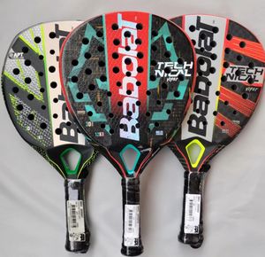 Padel Racket 3K12K Surface de fibre de carbone avec EVA Memory Flex Mousse Core Tennis Racquets Sports de plein air pour hommes Femmes 240401