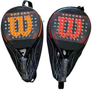 Padel Tennisracket Professionele Zachte Gezicht Koolstofvezel Zachte EVA Gezicht Paddle Tennis Sport Racket Apparatuur Met Cover 240313